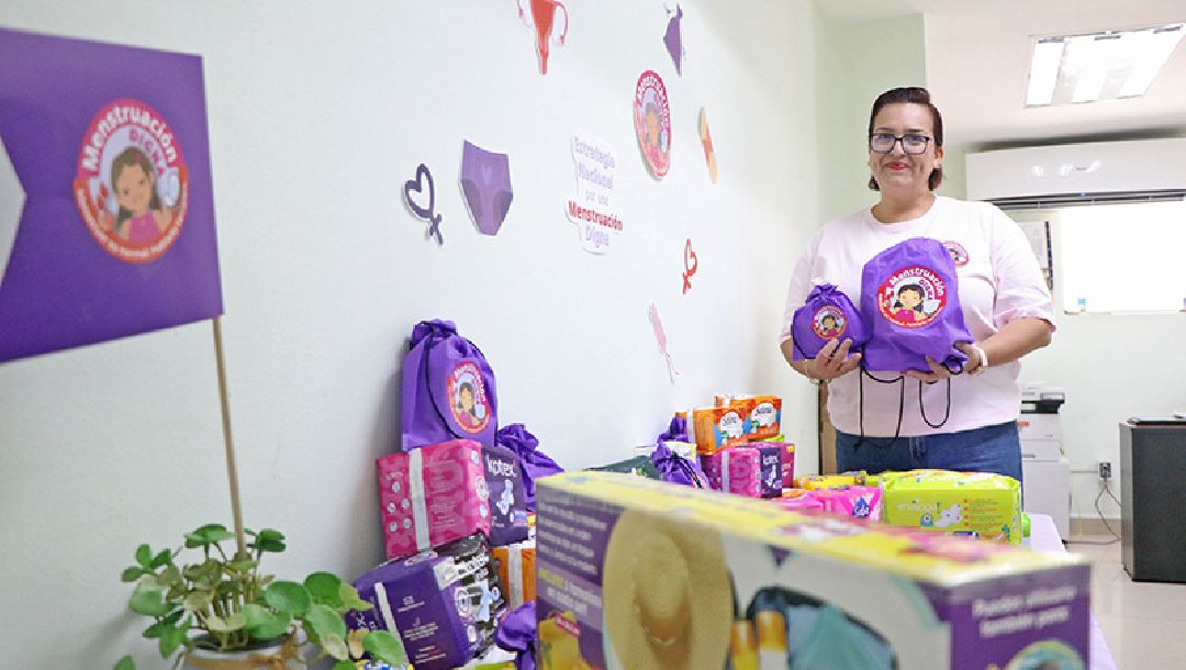 REALIZA SALUD ESTATAL UNA COLECTA SOLIDARIA DE INSUMOS DE MENSTRUACIÓN