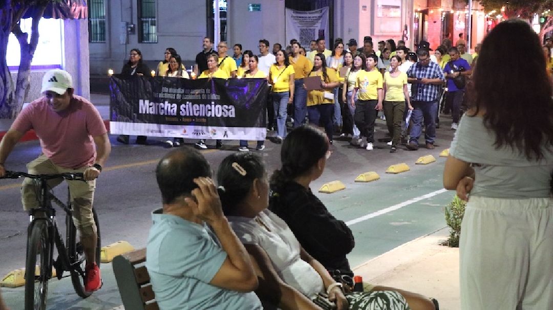REALIZÓ SALUD ESTATAL MARCHA SILENCIOSA POR VÍCTIMAS DE ACCIDENTES DE TRÁNSITO