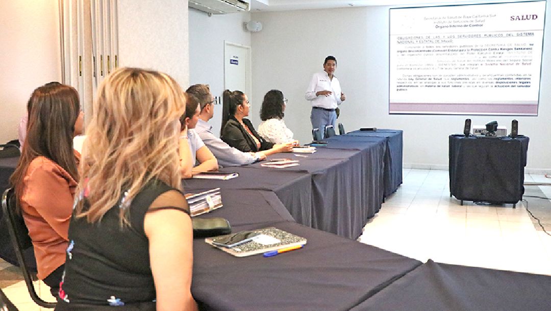 CAPACITÓ SALUD ESTATAL A SU PERSONAL EN TEMÁTICA DE RESPONSABILIDADES ADMINISTRATIVAS