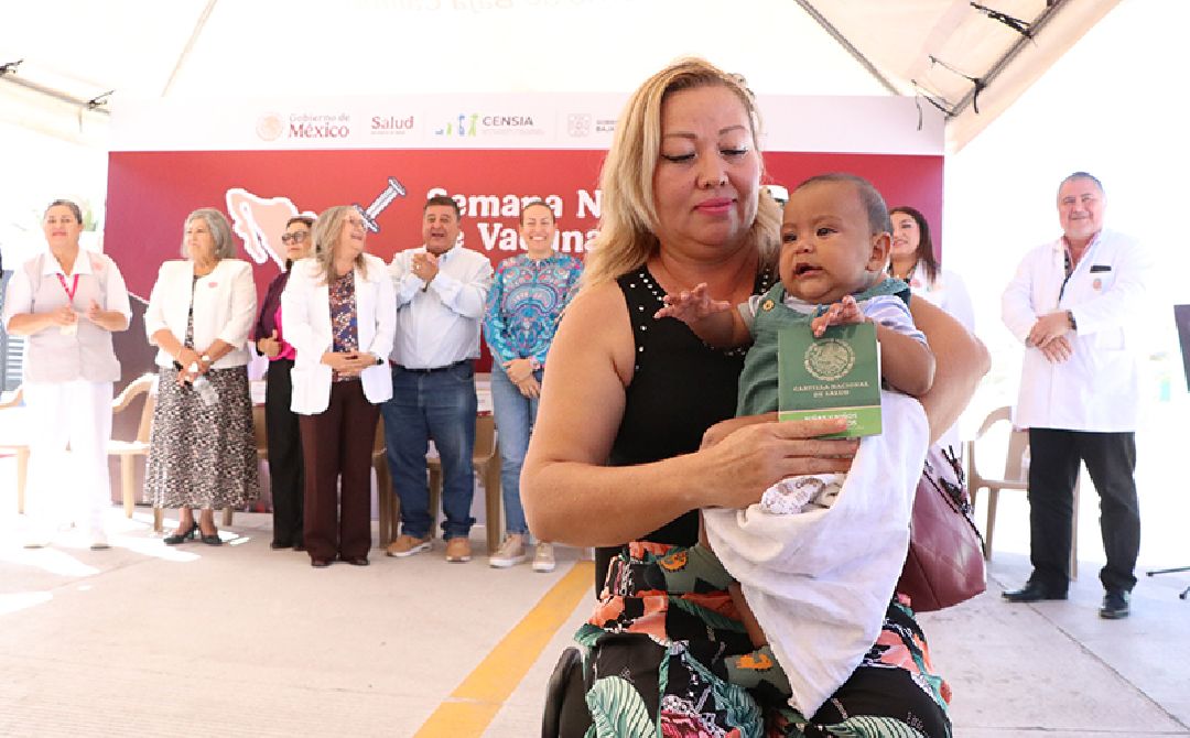 CON LA META DE APLICAR MÁS DE 10 MIL INMUNIZANTES ARRANCÓ EN BCS LA SEMANA NACIONAL DE VACUNACIÓN