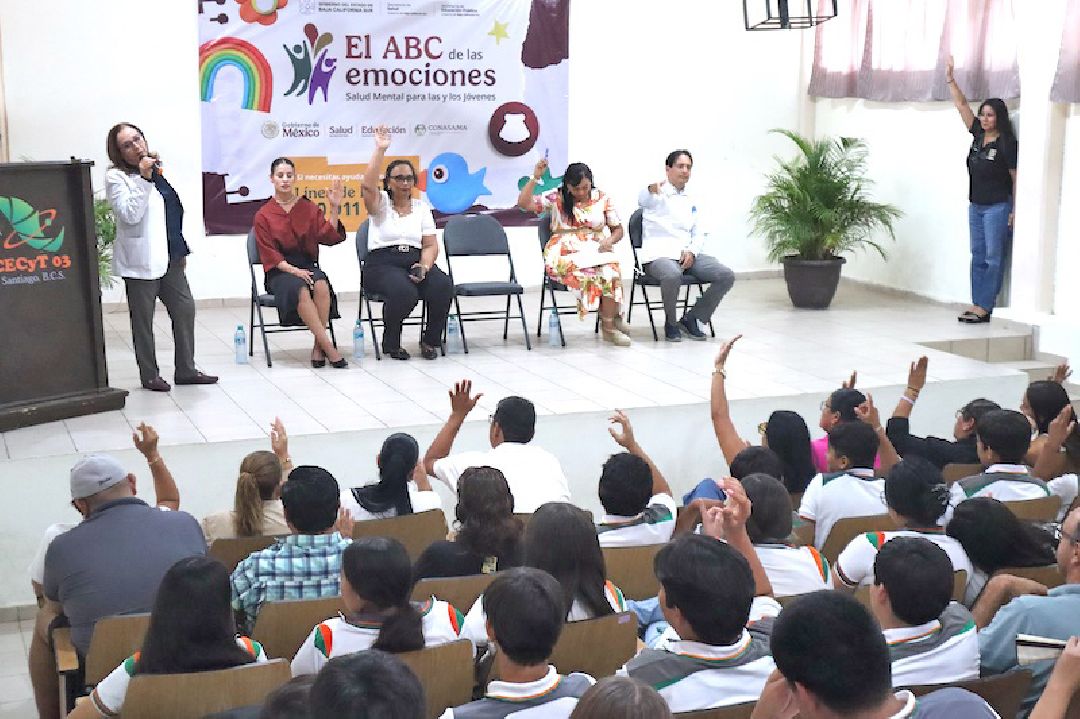 EN BCS SE APLICA EL “ABC DE LAS EMOCIONES” EN 38 ESCUELAS DE NIVEL BÁSICO Y MEDIO SUPERIOR