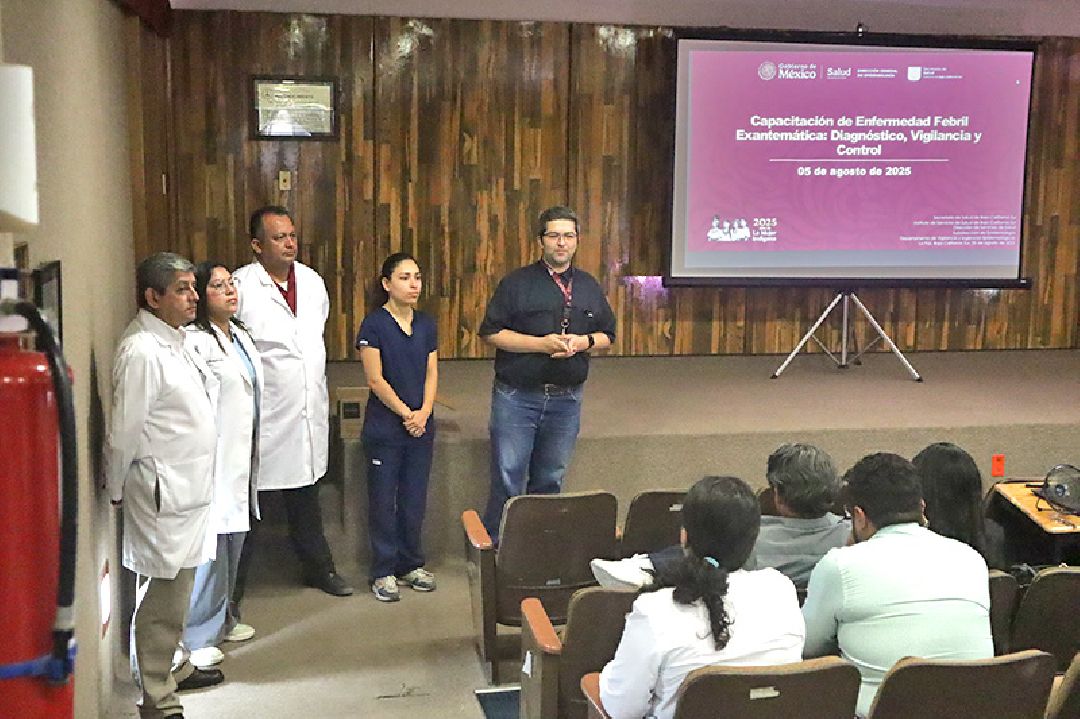 SALUD ESTATAL DESARROLLA EN LA PAZ CAPACITACIÓN MÉDICA SOBRE SARAMPIÓN